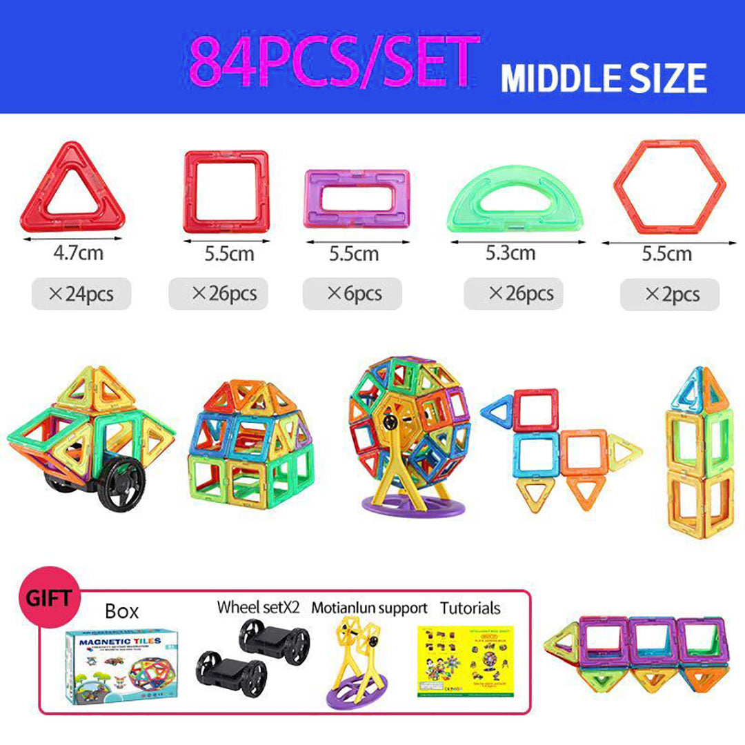 Magnetyczne klocki – Rozwijaj swoją kreatywność dzięki płytkom konstrukcyjnym