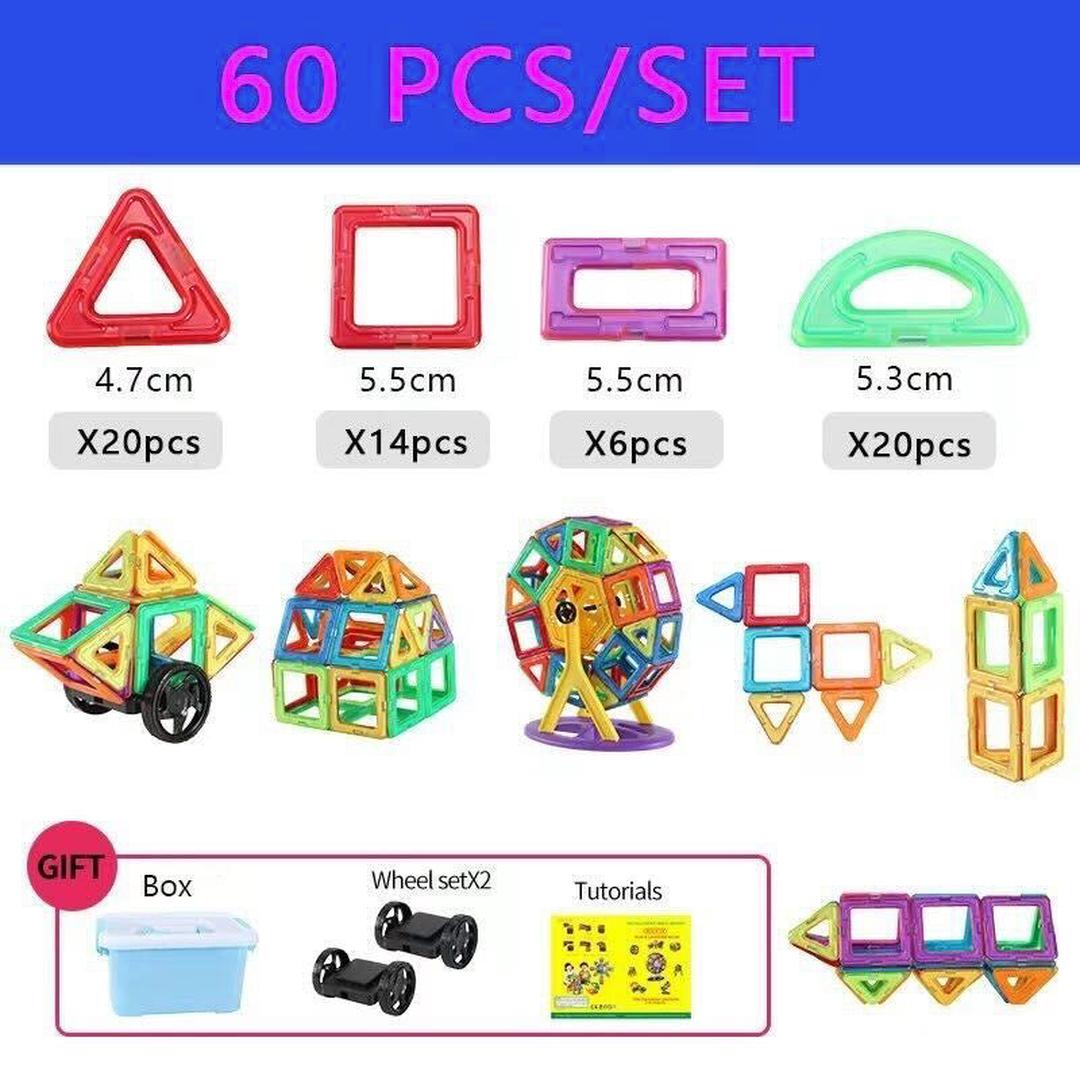 Magnetyczne klocki – Rozwijaj swoją kreatywność dzięki płytkom konstrukcyjnym