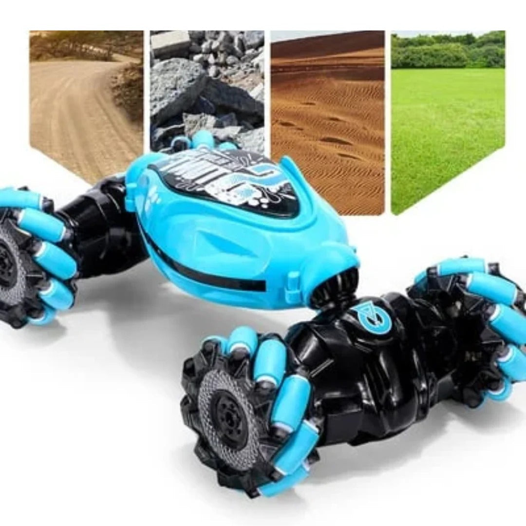 Samochód kaskaderski, sterowany gestami, 360° obroty, napęd 4WD