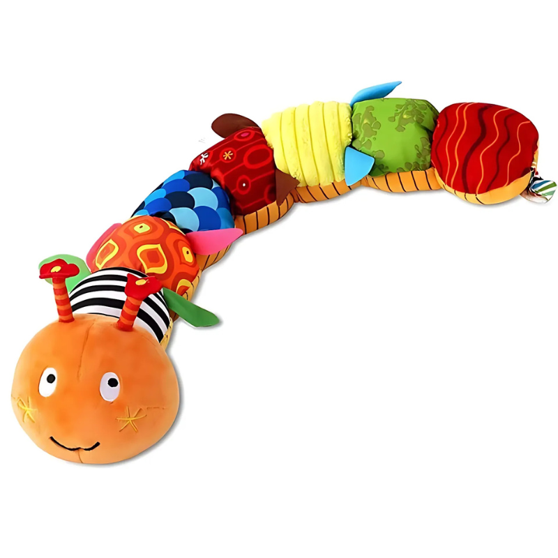 Chenille musicale sensorielle – jouet en peluche pour bébés