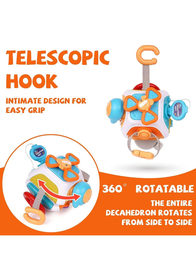 Kostka Montessori, zabawka do rozwoju motoryki BPA-free