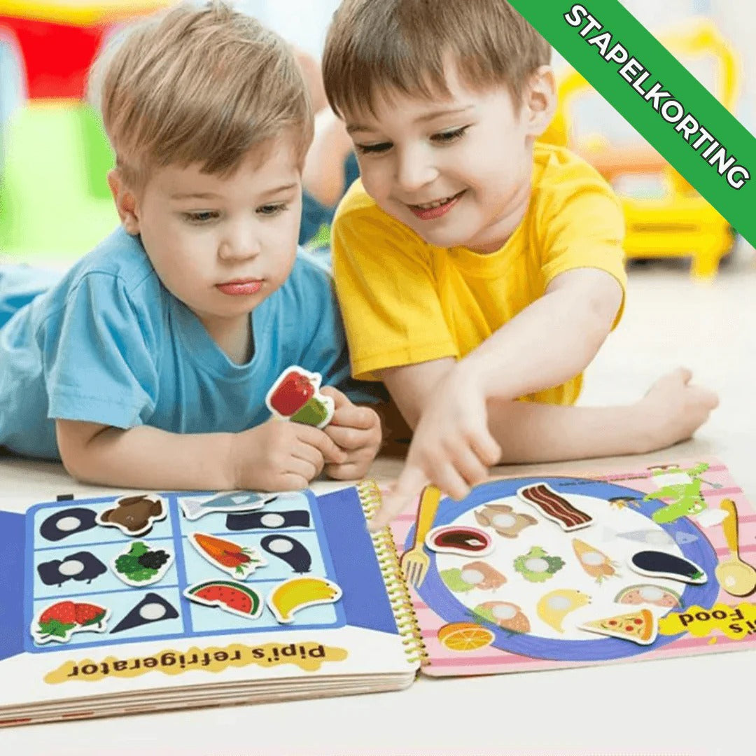 Książka aktywności dla dzieci, edukacyjny zeszyt
