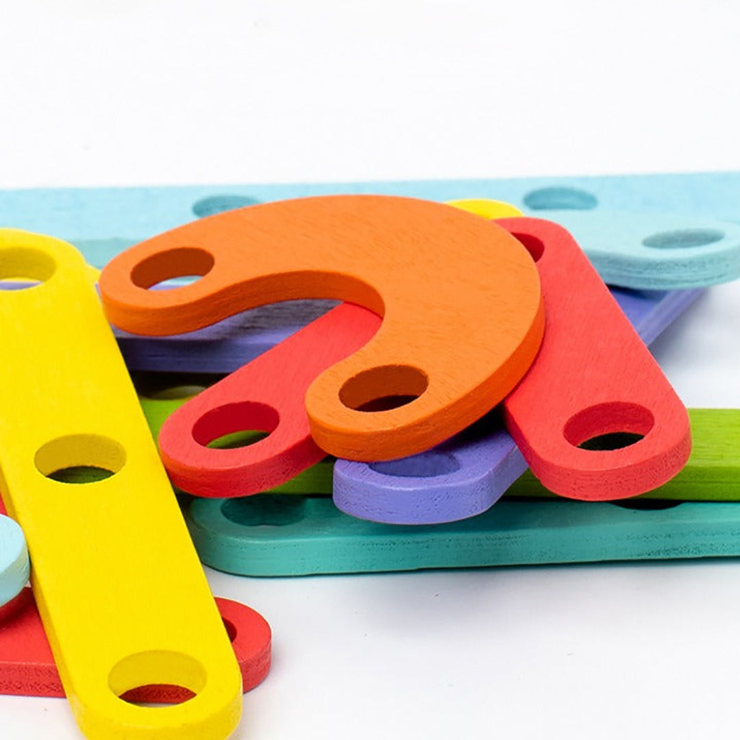 Montessori Tablica Puzzle – Kreatywne Myślenie i Zabawa dla Dzieci