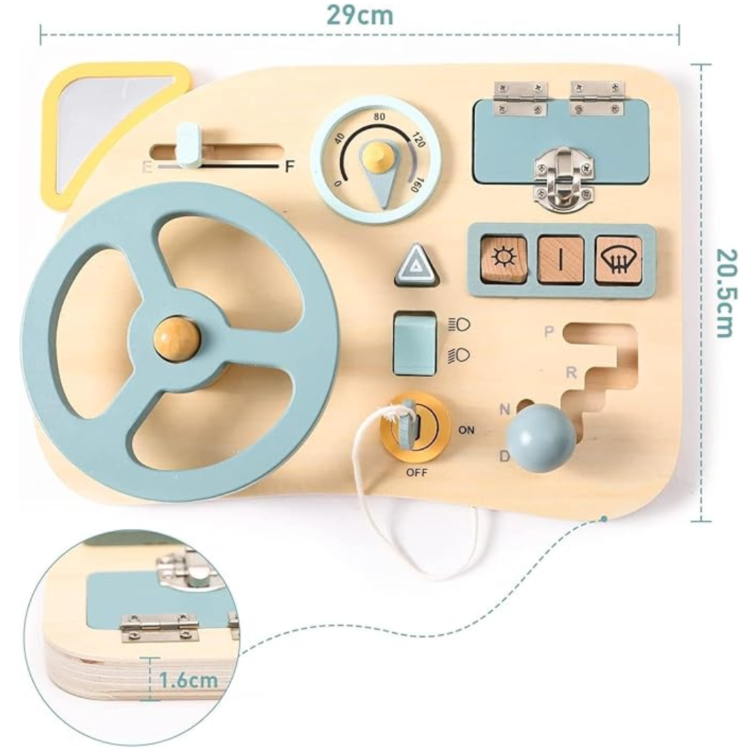 Jouet Sensoriel en Bois – Développement Précoce pour Bébés