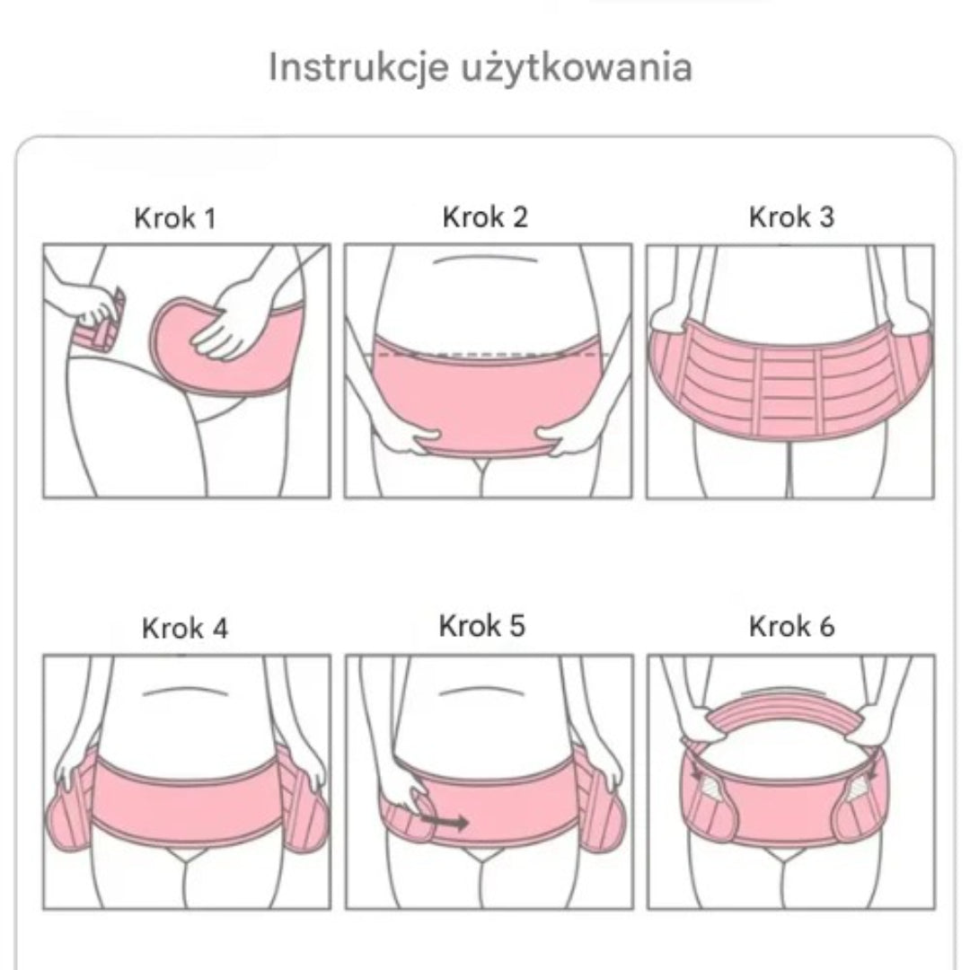 Pas ciążowy 3w1, wsparcie pleców w ciąży i po porodzie