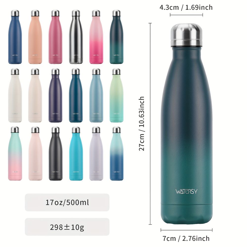 Termiczna butelka ze stali nierdzewnej dla dzieci 500 ml, utrzymuje temperaturę 24h