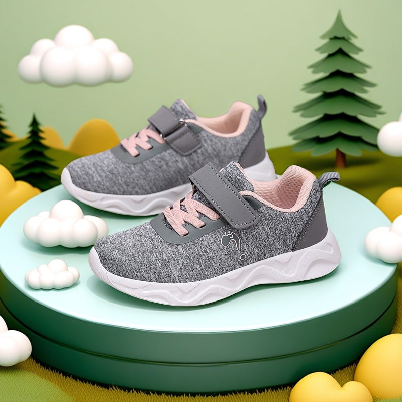 Sportowe buty dla dziewczynek, stylowy campus design, oddychające