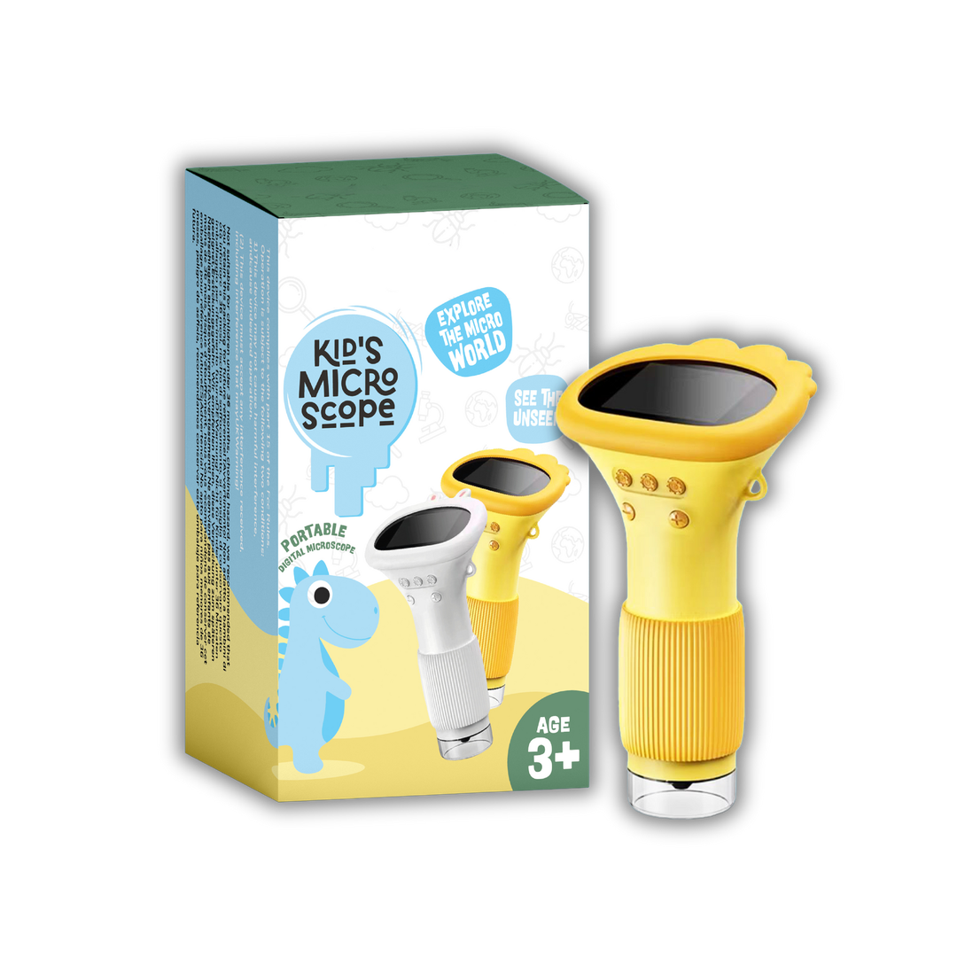 Mikroskop cyfrowy dla dzieci – przenośny z wyświetlaczem