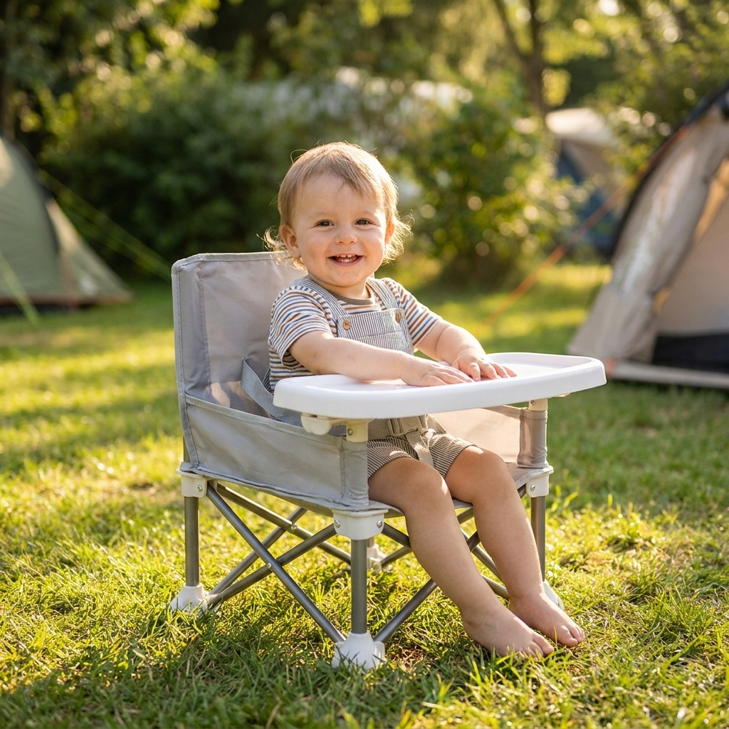Składane krzesełko turystyczne dla dzieci – lekkie krzesło kempingowe