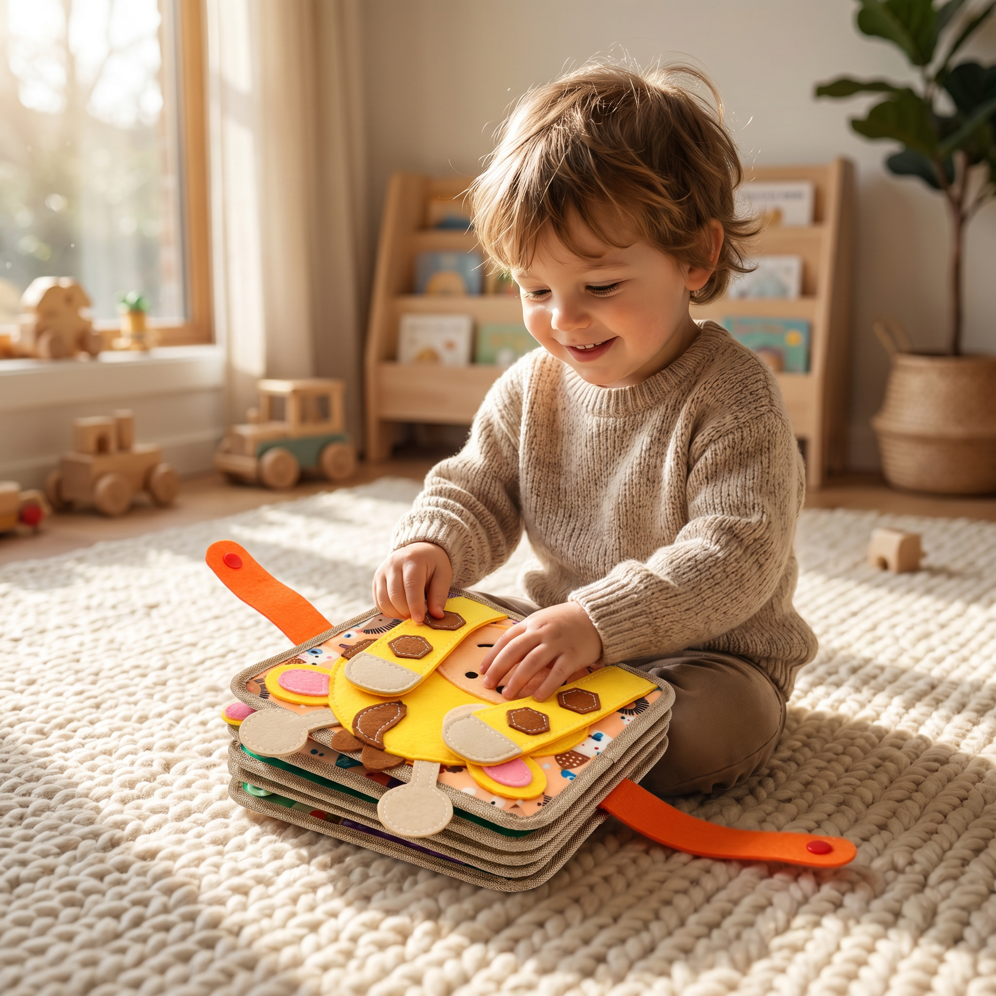 Jouet éducatif Montessori – développement de la motricité et de la pensée logique