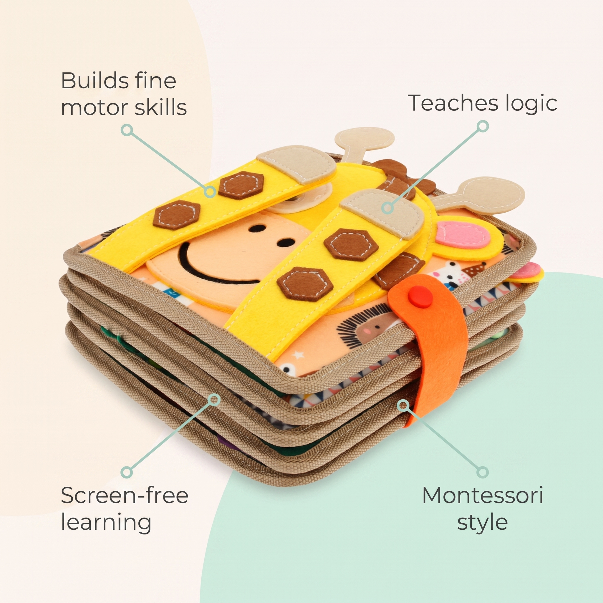 Jouet éducatif Montessori – développement de la motricité et de la pensée logique