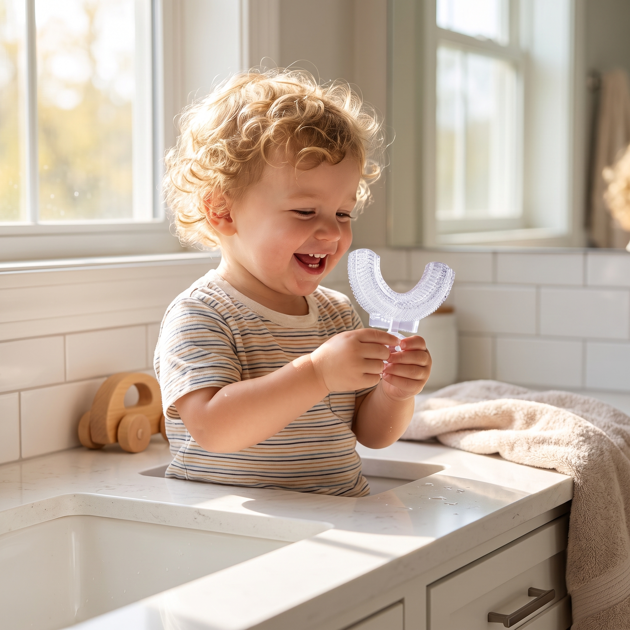 Embouts interchangeables pour brosse à dents 360° – ensemble