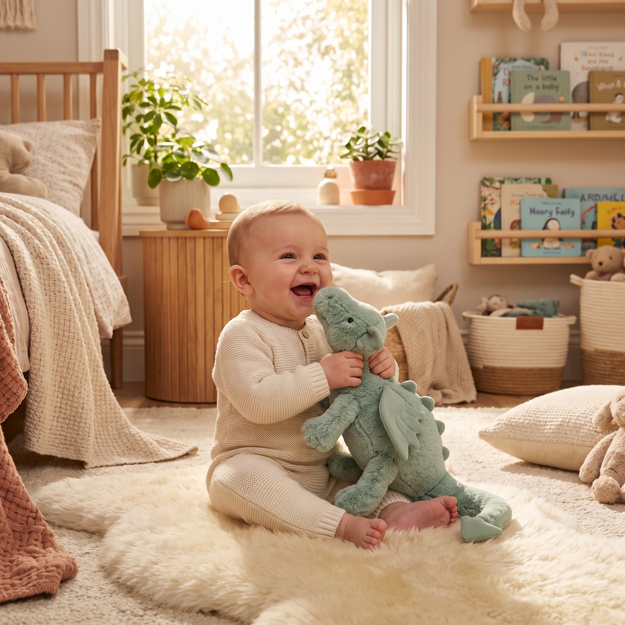 Dragon en peluche à câliner – peluche douce disponible en plusieurs tailles