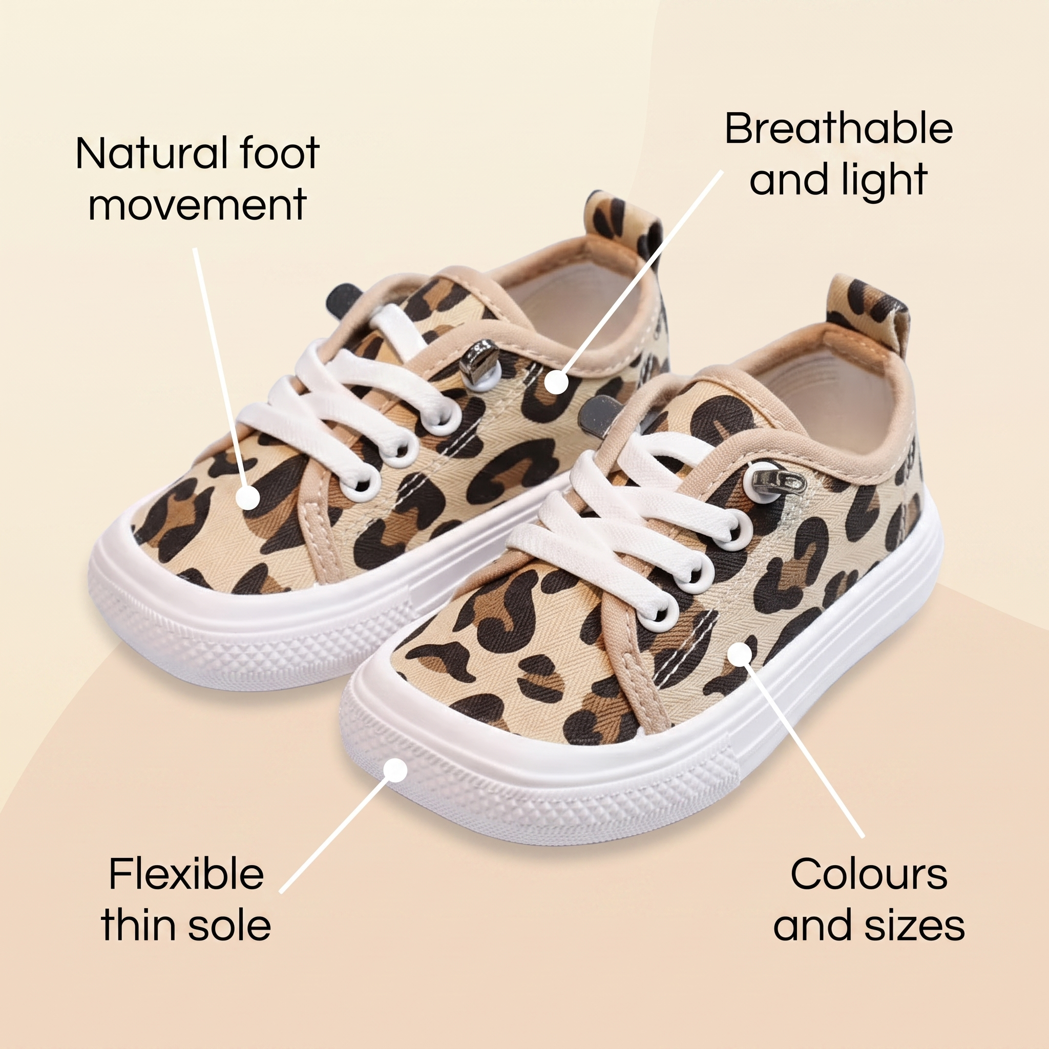 Barefoot shoes for children – flexible sole and breathable material