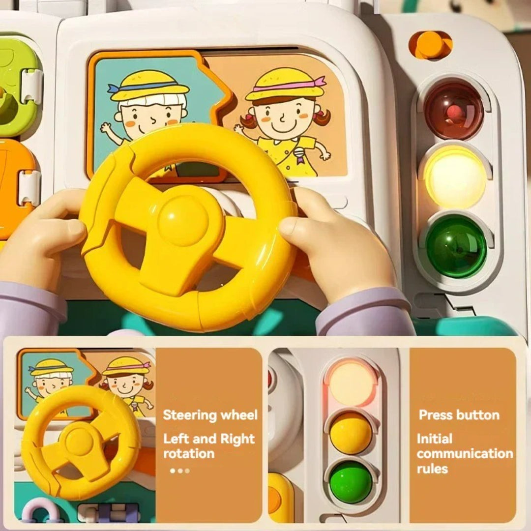 Tablica aktywności dla dzieci, edukacyjna zabawka motoryczna