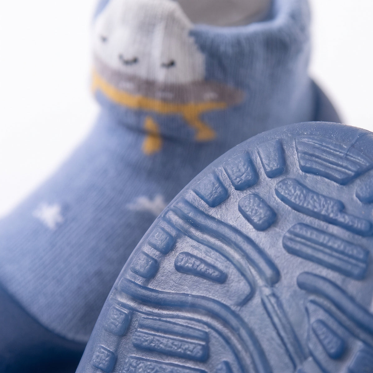 Buty skarpetkowe niemowlęce ze zwierzątkiem