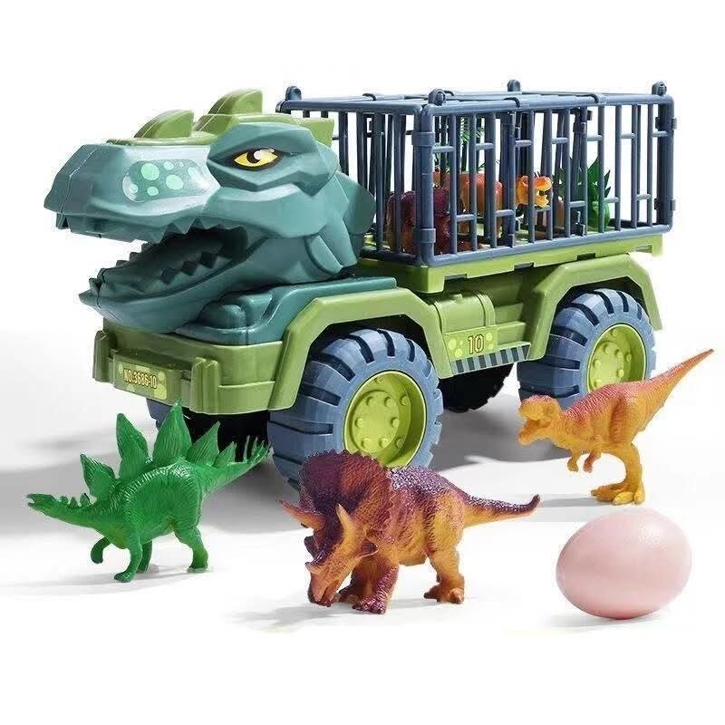 Ciężarówka dinozaur z klatką, ciężarówka tyranozaur