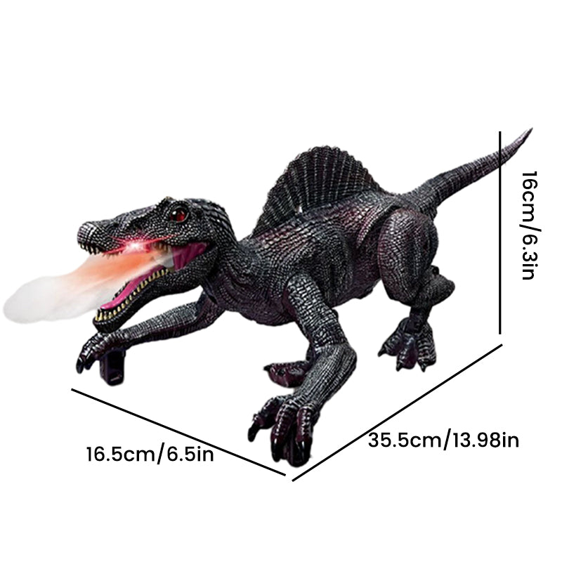 Dinozaur zdalnie sterowany z funkcją mgiełki, wymiary spinozaura