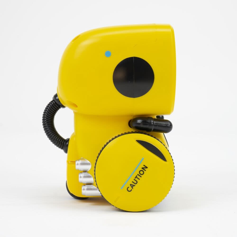 Interaktywny robot tańczący, robot z boku