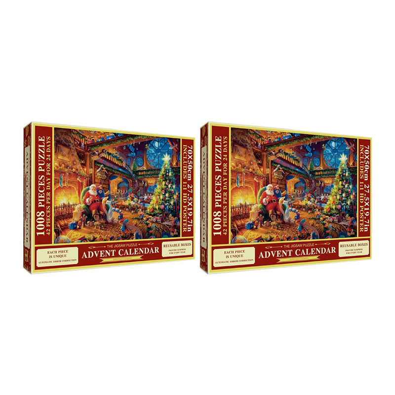 Kalendarz adwentowy z puzzlami