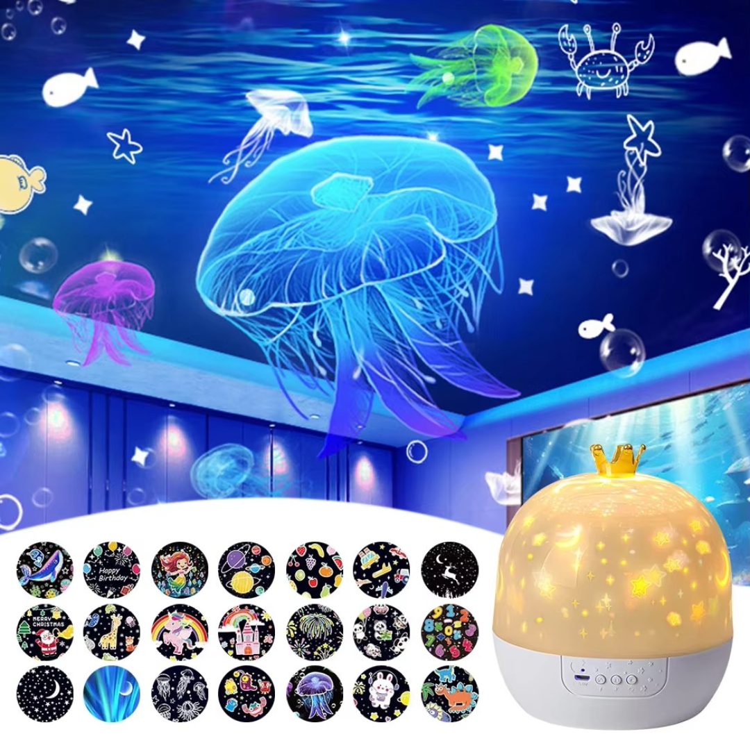 Lampka Nocna 2w1 z Projektorem dla Dzieci – widok produktu 3 | Kidartsy