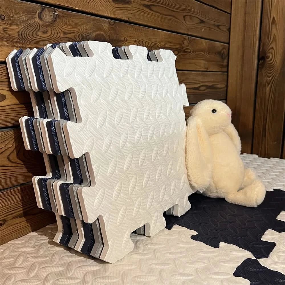 Mata piankowa puzzle dla dzieci, złożone elementy