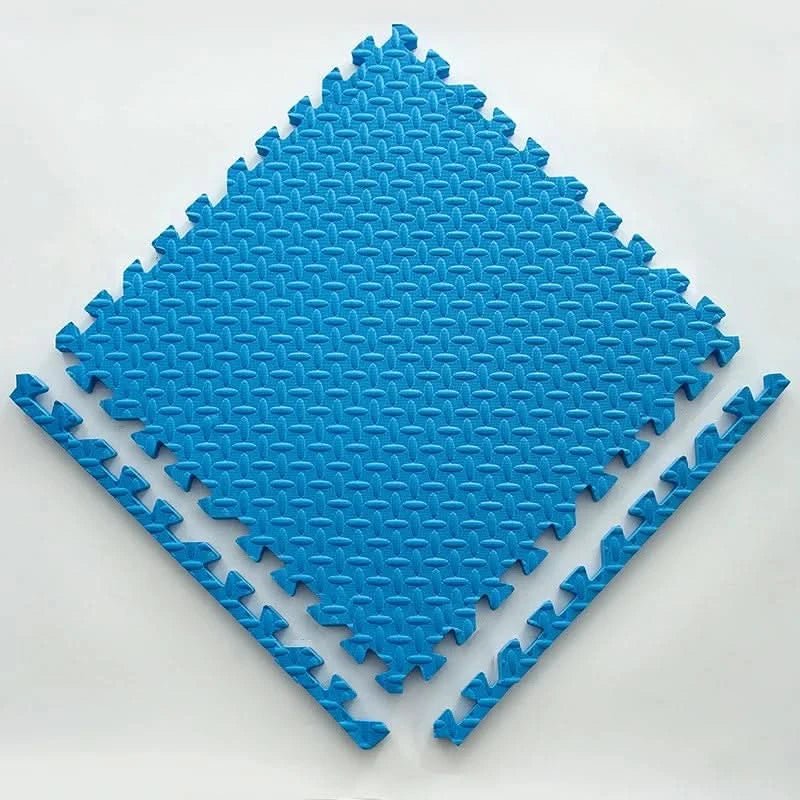 Mata piankowa puzzle dla dzieci, element w kolorze niebieskim