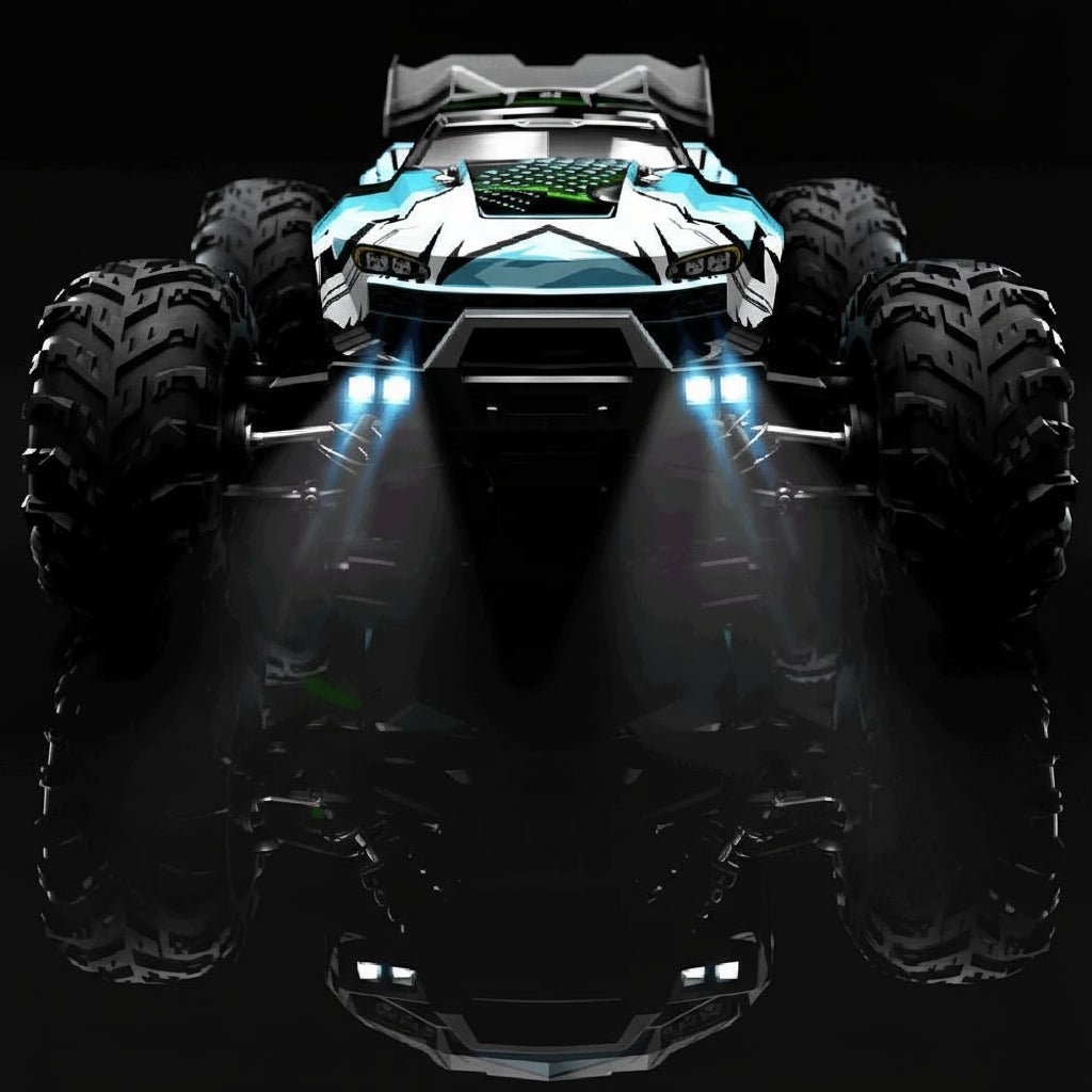 Monster truck zdalnie sterowany 1:16, reflektory LED