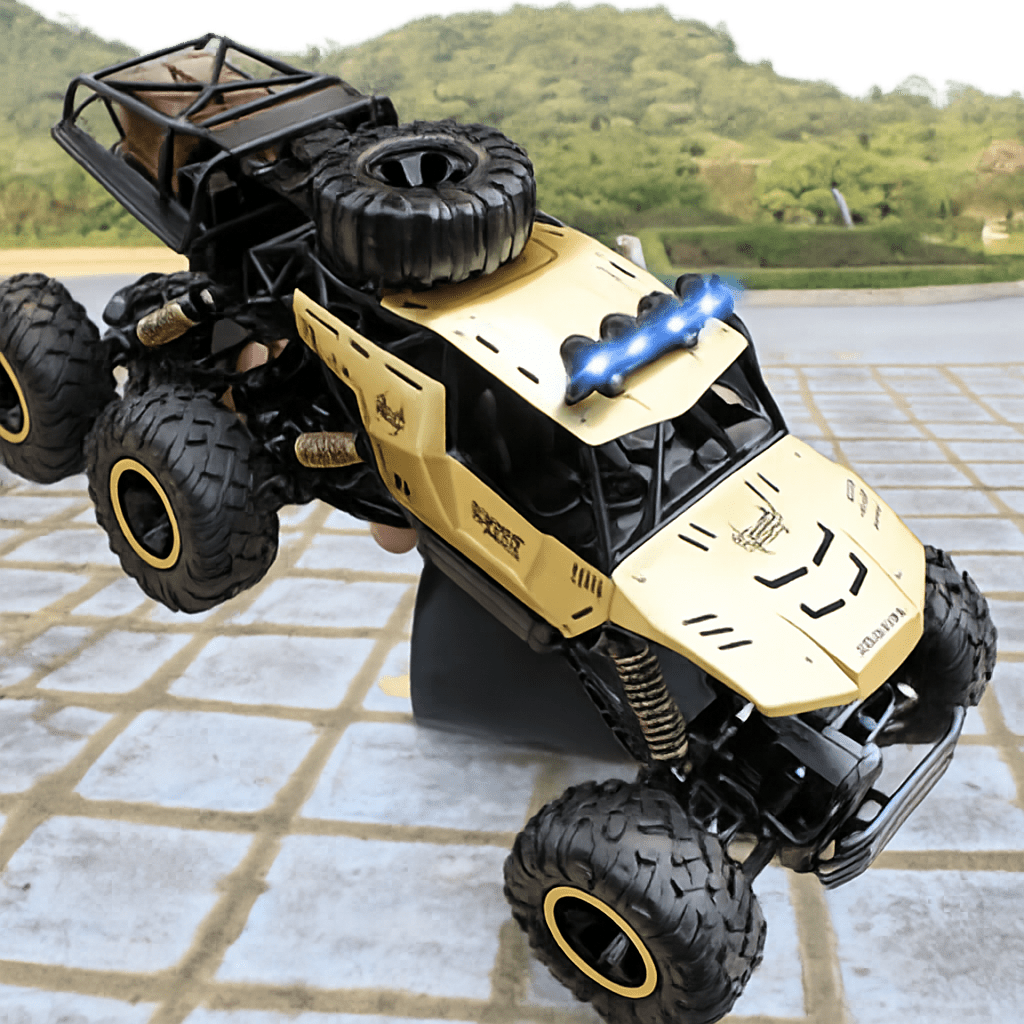 Monster truck zdalnie sterowany 6 kół, model piaskowy na kostce