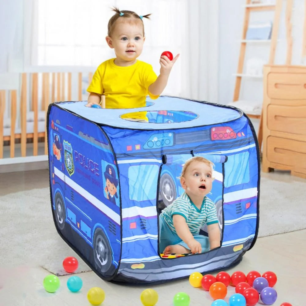 Namiot pop-up dla dzieci w kształcie pojazdu