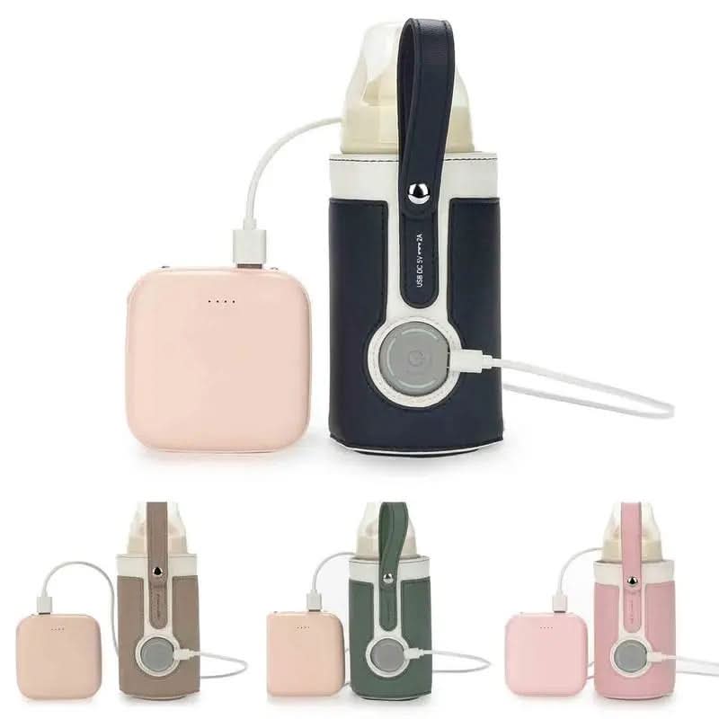 Podgrzewacz do butelek USB, z powerbankiem