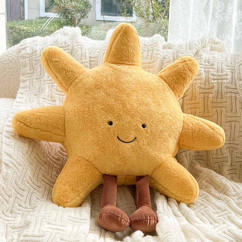 Poduszka pluszowa słońce lub księżyc, słońce 48 cm