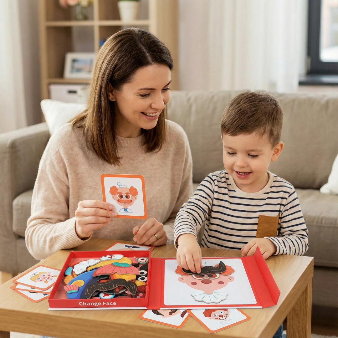 Puzzle do nauki emocji – widok produktu 1 | Kidartsy