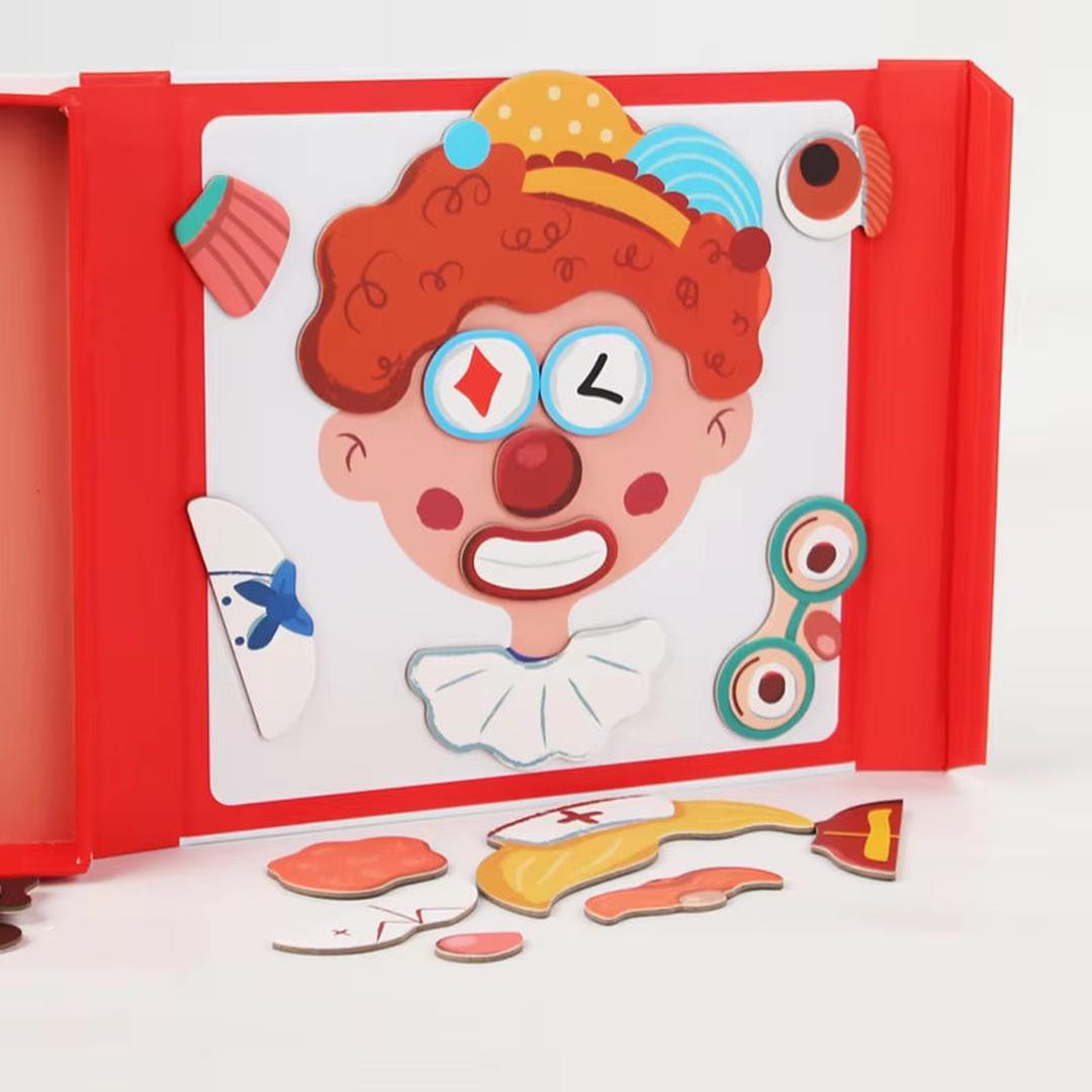 Puzzle z Wyrazami Twarzy dla Dzieci – Zabawka Edukacyjna – widok produktu 1 | Kidartsy