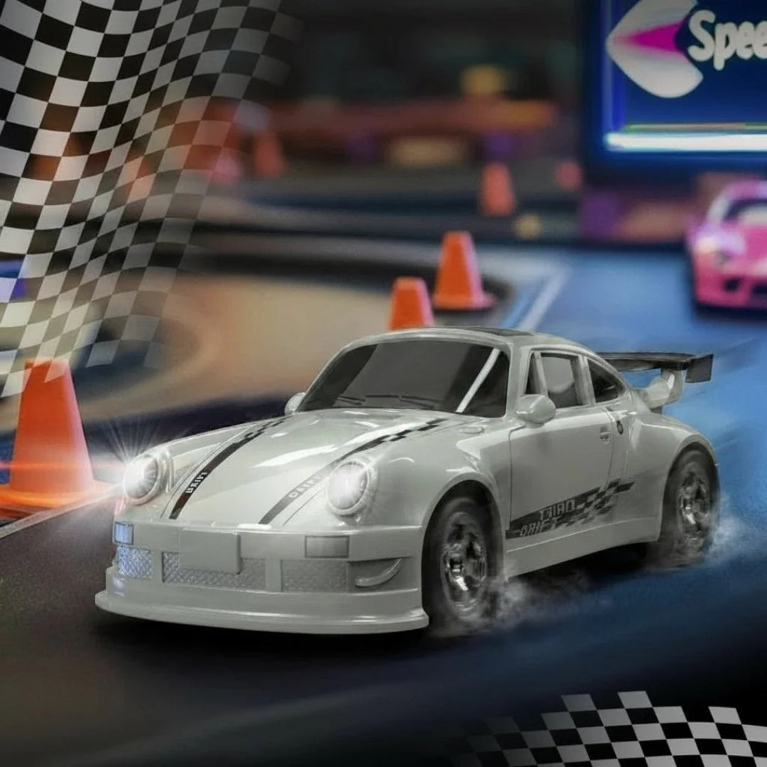 Samochód Drift RC 1:64 – Kompaktowy Zdalnie Sterowany Pojazd Wyścigowy – widok produktu 6 | Kidartsy