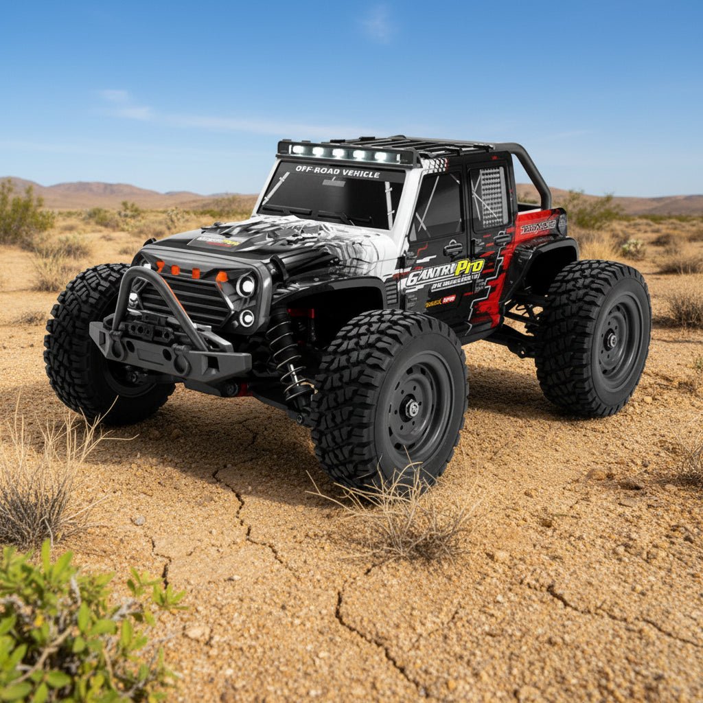 Samochód zdalnie sterowany 1:16 offroad, model w terenie