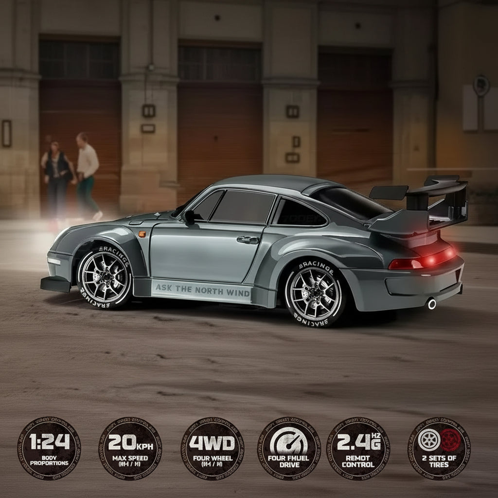 Samochód zdalnie sterowany do driftu 1:24, dane modelu