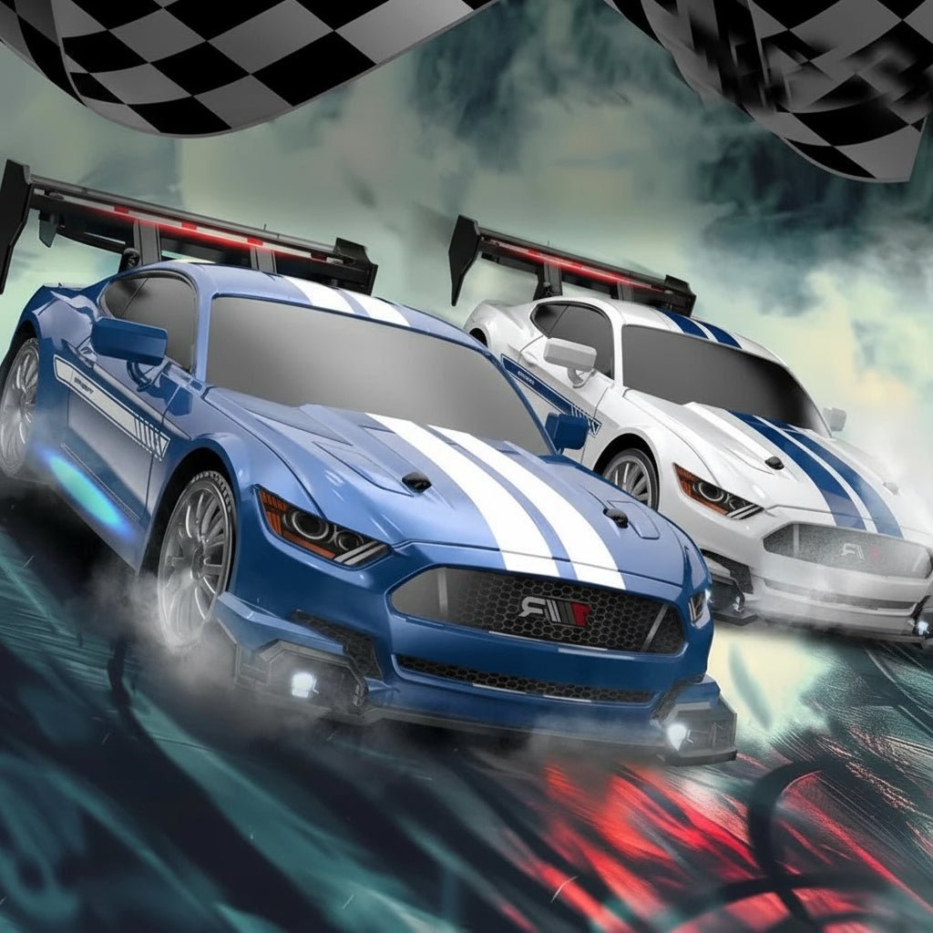 Samochód zdalnie sterowany do driftu, modele na torze