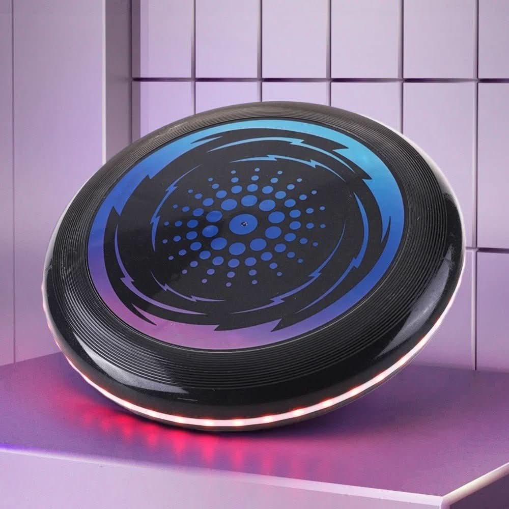 Świecące frisbee LED, świecenie czerwone