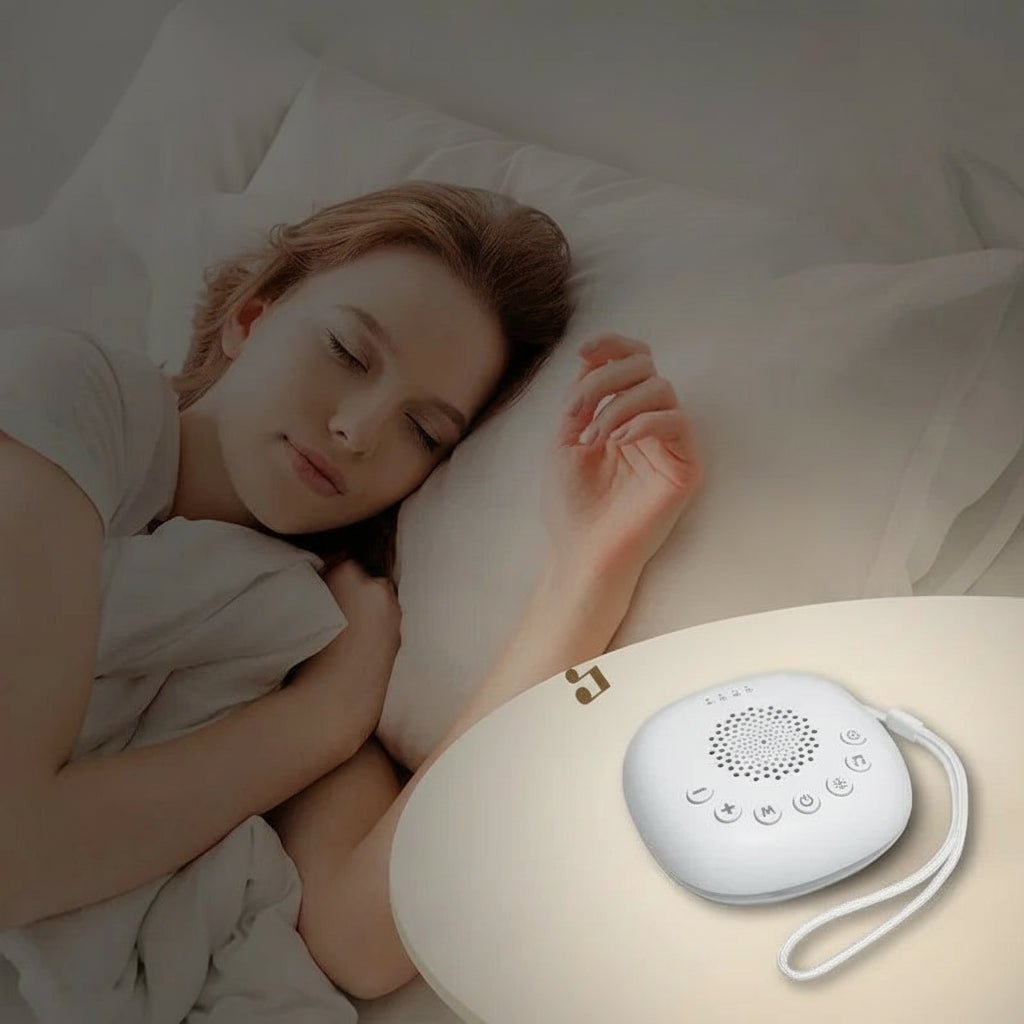 Szumiąca lampka nocna dla niemowląt, lampka przy poduszce