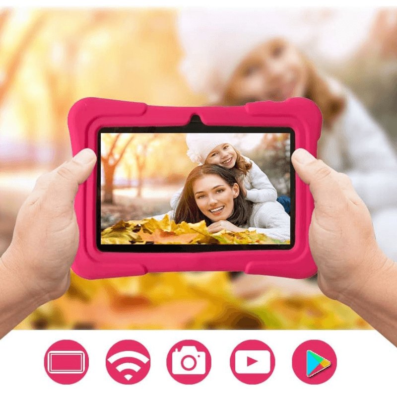 Tablet dla dzieci 7 cali, tablet poziomo