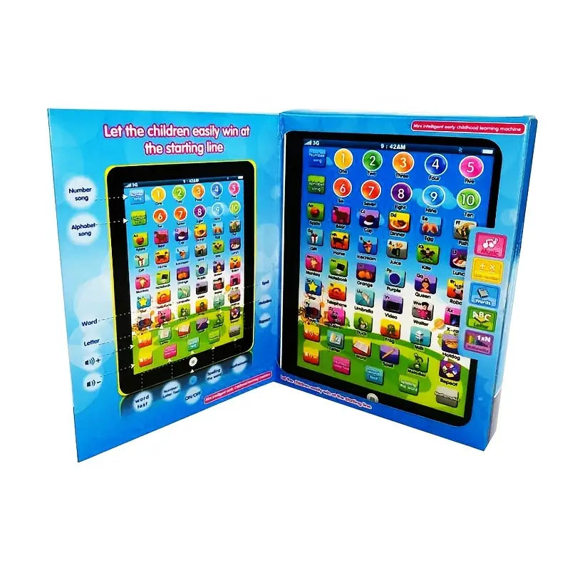 Tablet edukacyjny zabawka, otwarte opakowanie