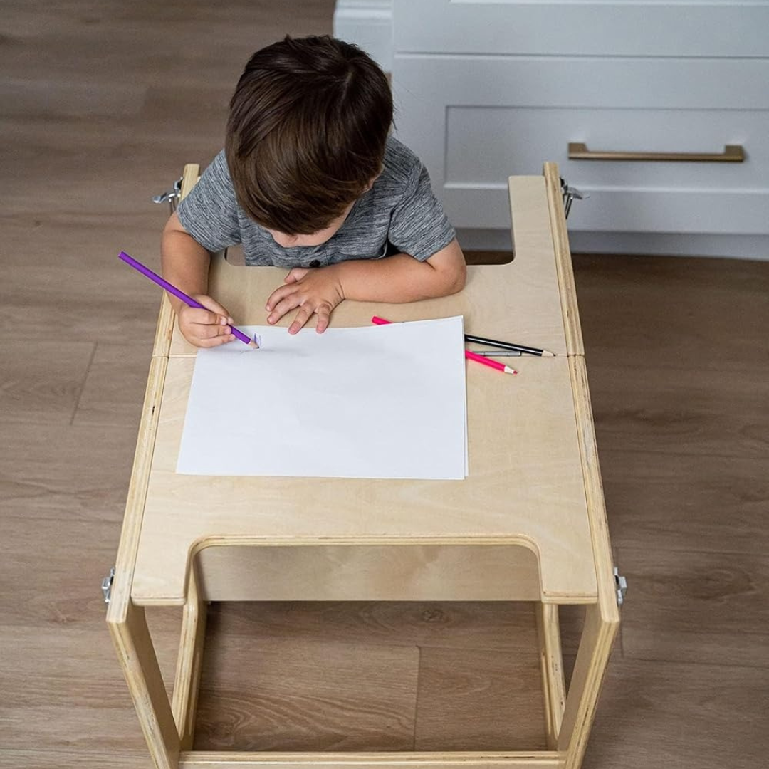 Wieża Edukacyjna 4w1 dla Maluchów – Wspinanie i Zabawa – widok produktu 7 | Kidartsy