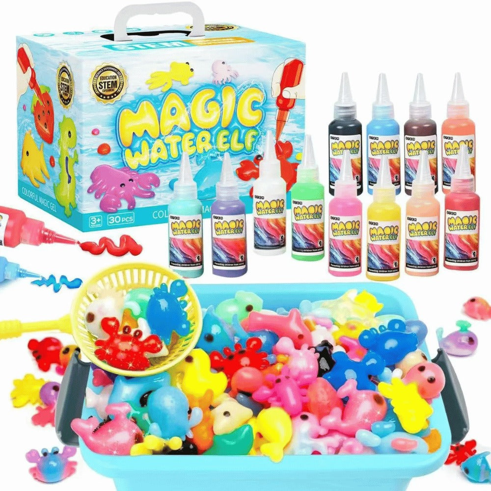Zestaw kreatywny magiczna woda z figurkami zwierząt
