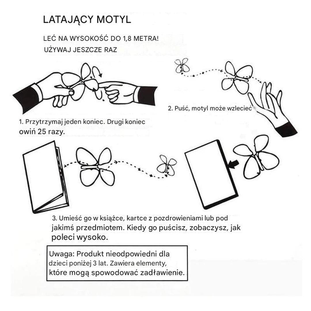 Zestaw latających motyli – widok produktu 7 | Kidartsy