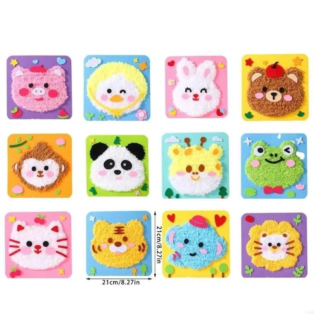 Zestaw Haftu DIY dla Lalek – Kreatywna Zabawa Ręczna dla Dzieci