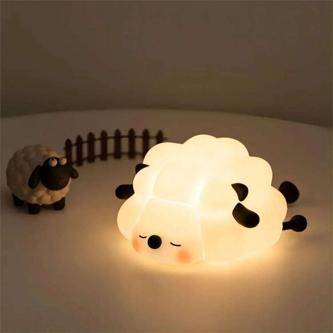 Silikonowa lampka nocna, ładowana lampka z miękkim światłem