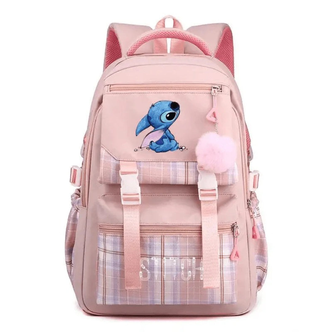 Plecak szkolny o dużej pojemności, torba Stitch