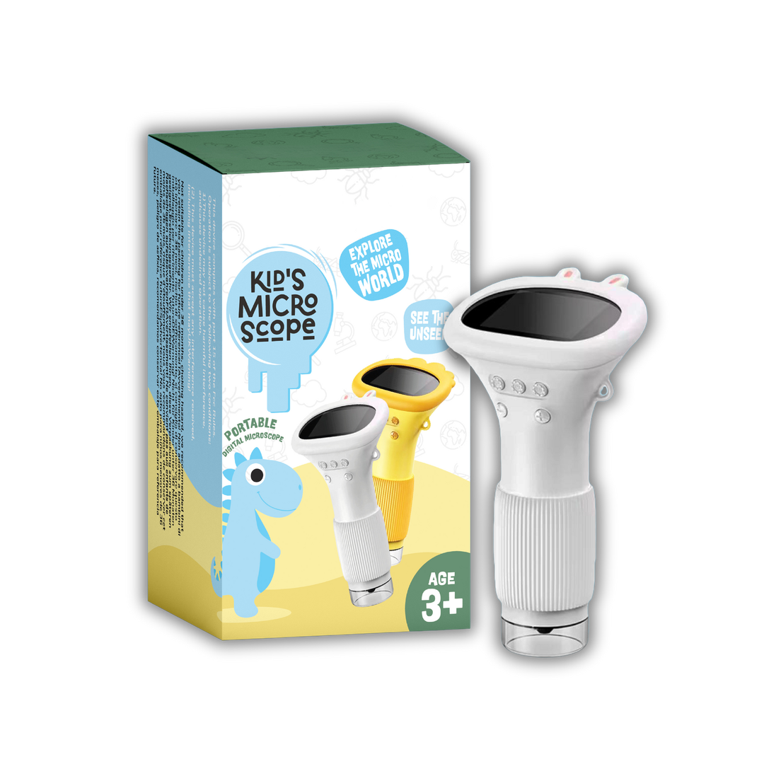 Mikroskop cyfrowy dla dzieci – przenośny z wyświetlaczem